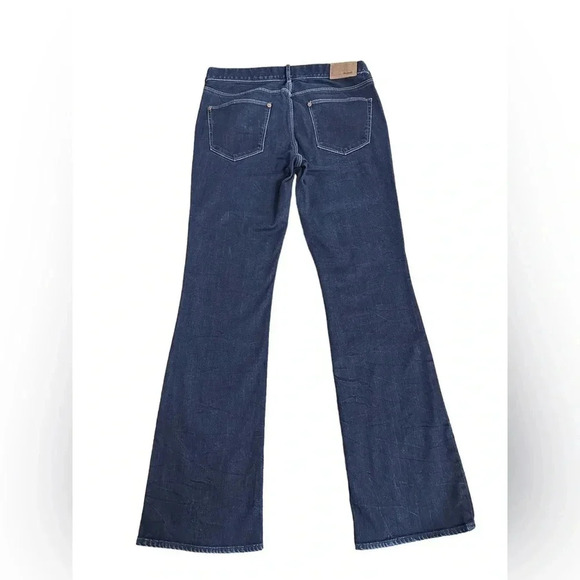 Madewell Bootlegger Dark Wash Blue Denim Bootcut Lowrise Jeans Women’s Size 29 - Picture 1 of 13